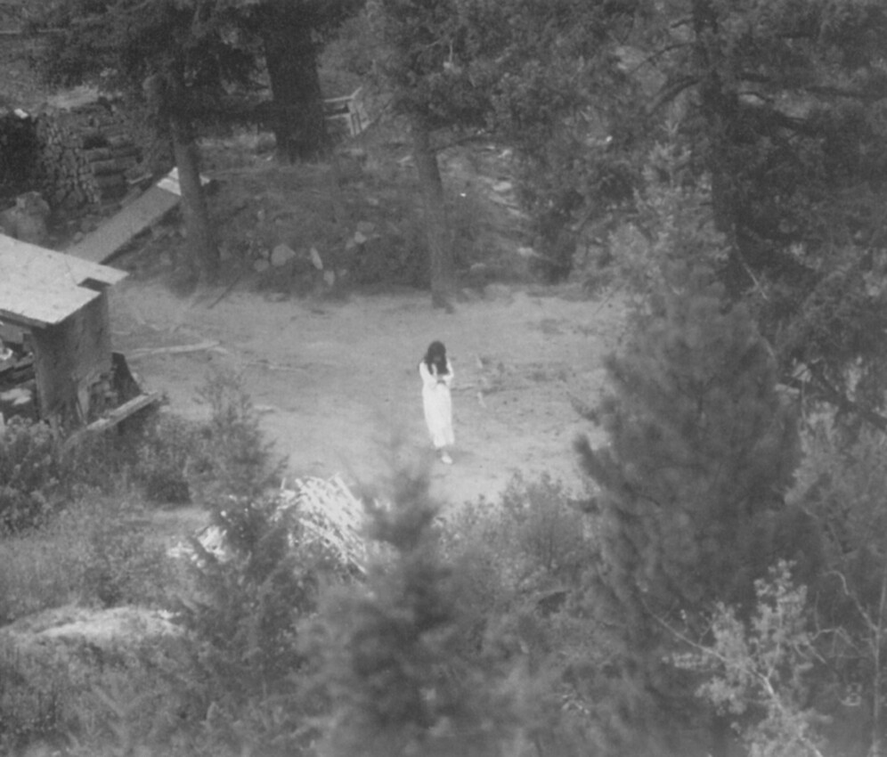 This is the last photograph of Vicki Weaver before she was killed by an FBI sniper 22 Aug 1992 in the Ruby Ridge standoff
